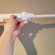 Sushi Bazooka reassembled, with the tamper rod sticking all the way out of the chamber